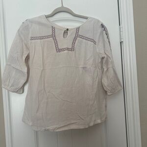 Old Navy Girls’ Embroidered Peasant Top (XL 14)